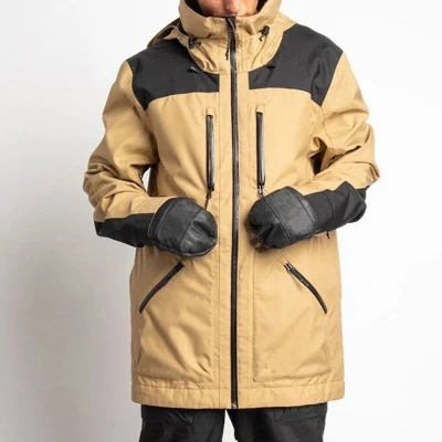 Унисекс мягкая водонепроницаемая ветрозащитная теплая набивка зимняя уличная водонепроницаемая ветрозащитная лыжная куртка с подкладкой для снега
