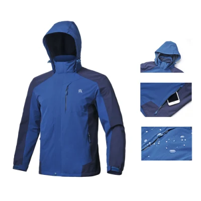 Мужская водонепроницаемая ветрозащитная дышащая верхняя одежда для активного отдыха на открытом воздухе спортивная куртка из мягкой эластичной ткани