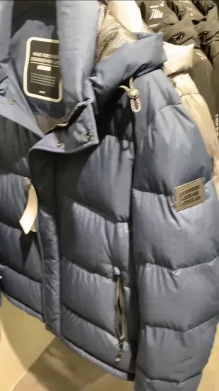 Зимний новый пухлый мужской костюм с логотипом под заказ, пальто-пузырь большого размера, университетская куртка-пуховик с пуговицами